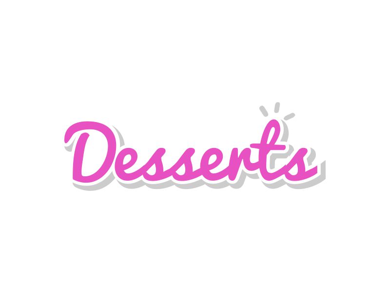 Dessert logo design by InitialD