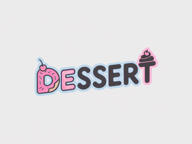 Dessert logo design by IamSoya