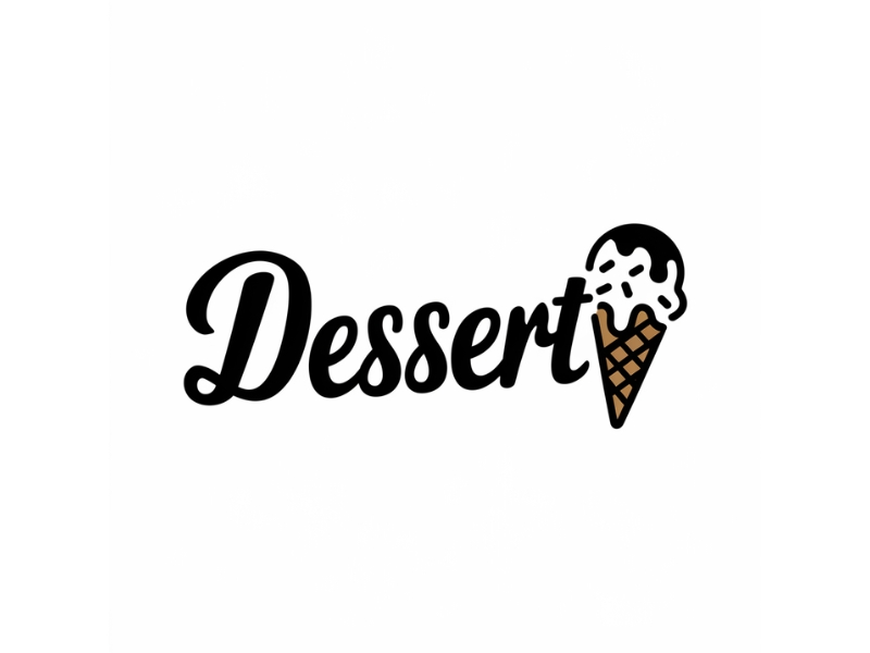 Dessert logo design by Michael Luutu